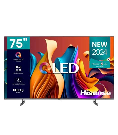 Hisense 75Q6N 75inch 60HZ QLED,4K AI Upscaler,Dolby Vision,120 High Refresh Rate,AI Sports Mode,AI Picture,Smooth Motion 